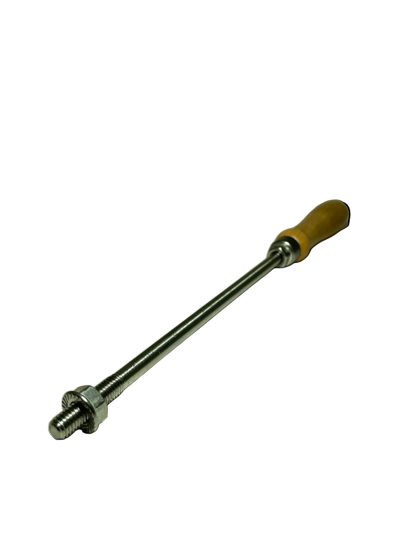 Traditional Hardwood Handle and Stainless Steel Shaft for Branding Iron
