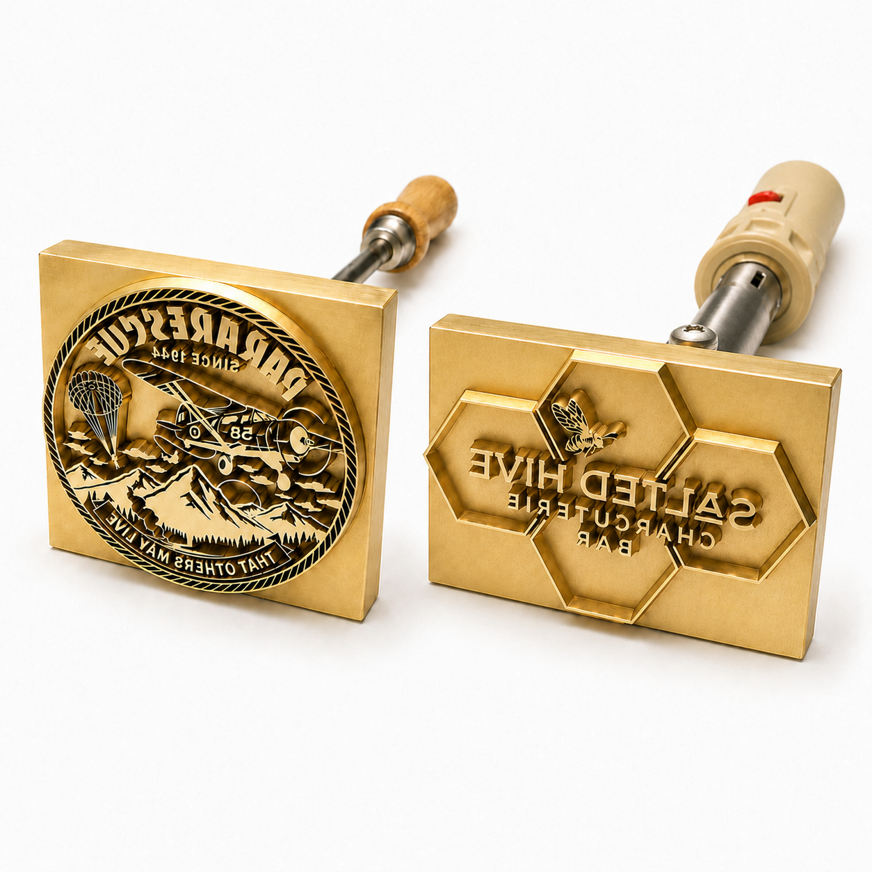 Large Custom Wood Branding Iron