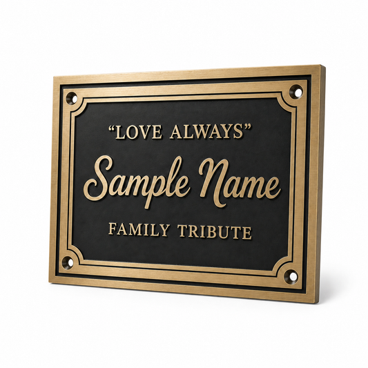 Custom Brass Plaques and Memorials