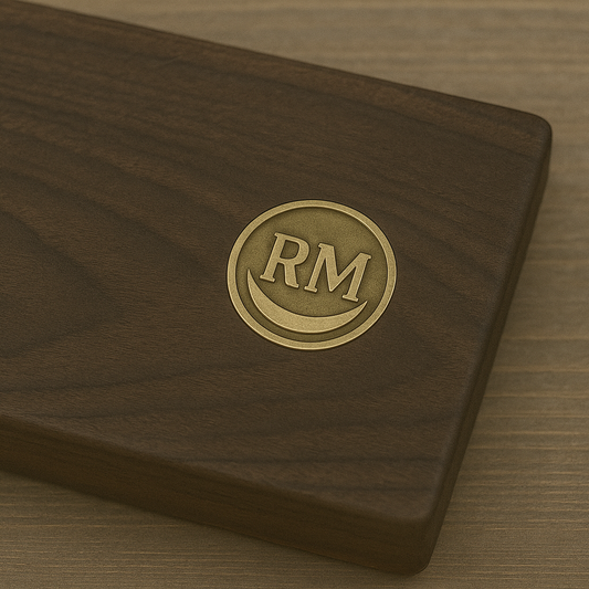 Custom “Brandacoin” Brass Logo Badge (Set of 8)