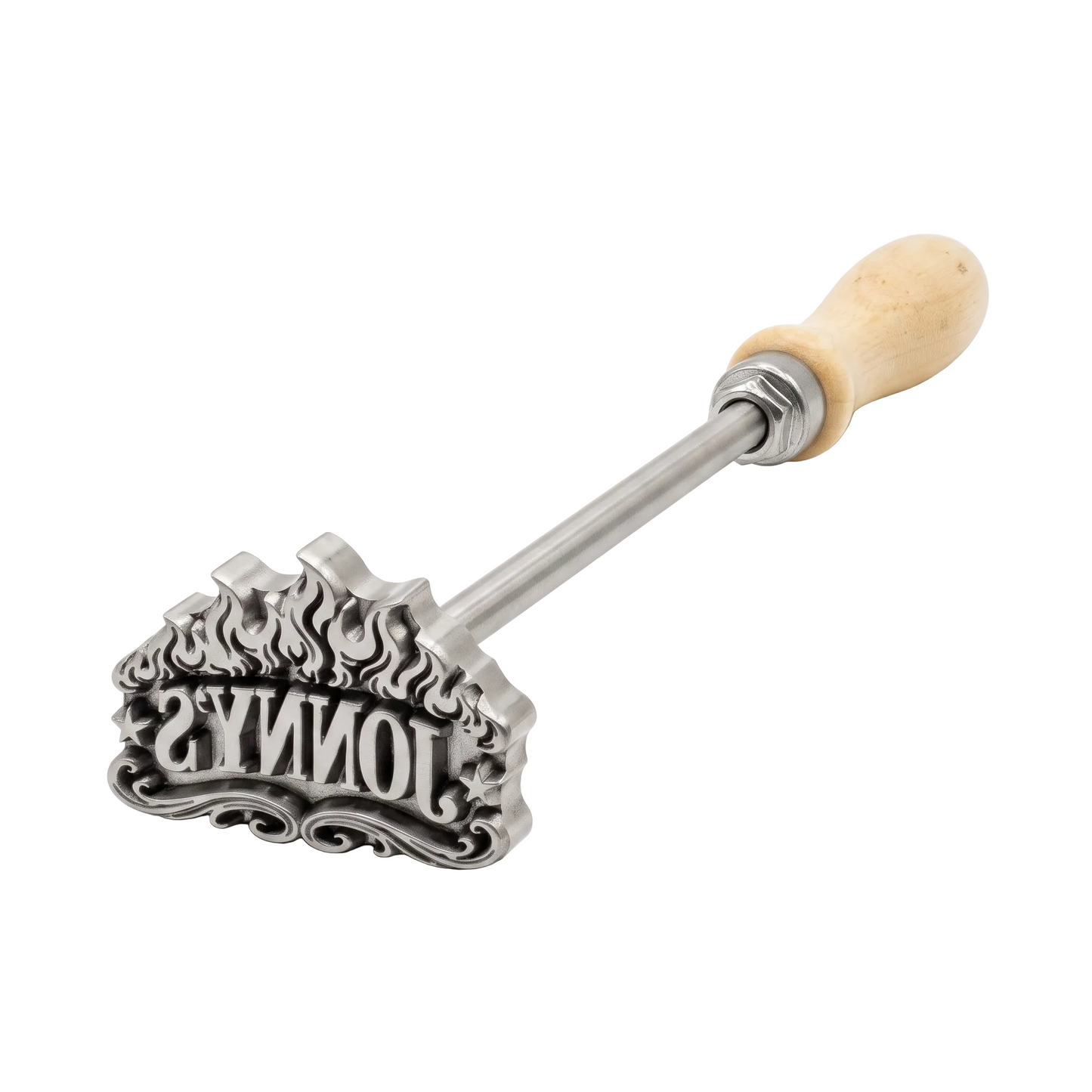 Professional Series Flame Heated Stainless Steel Food Safe Branding Iron