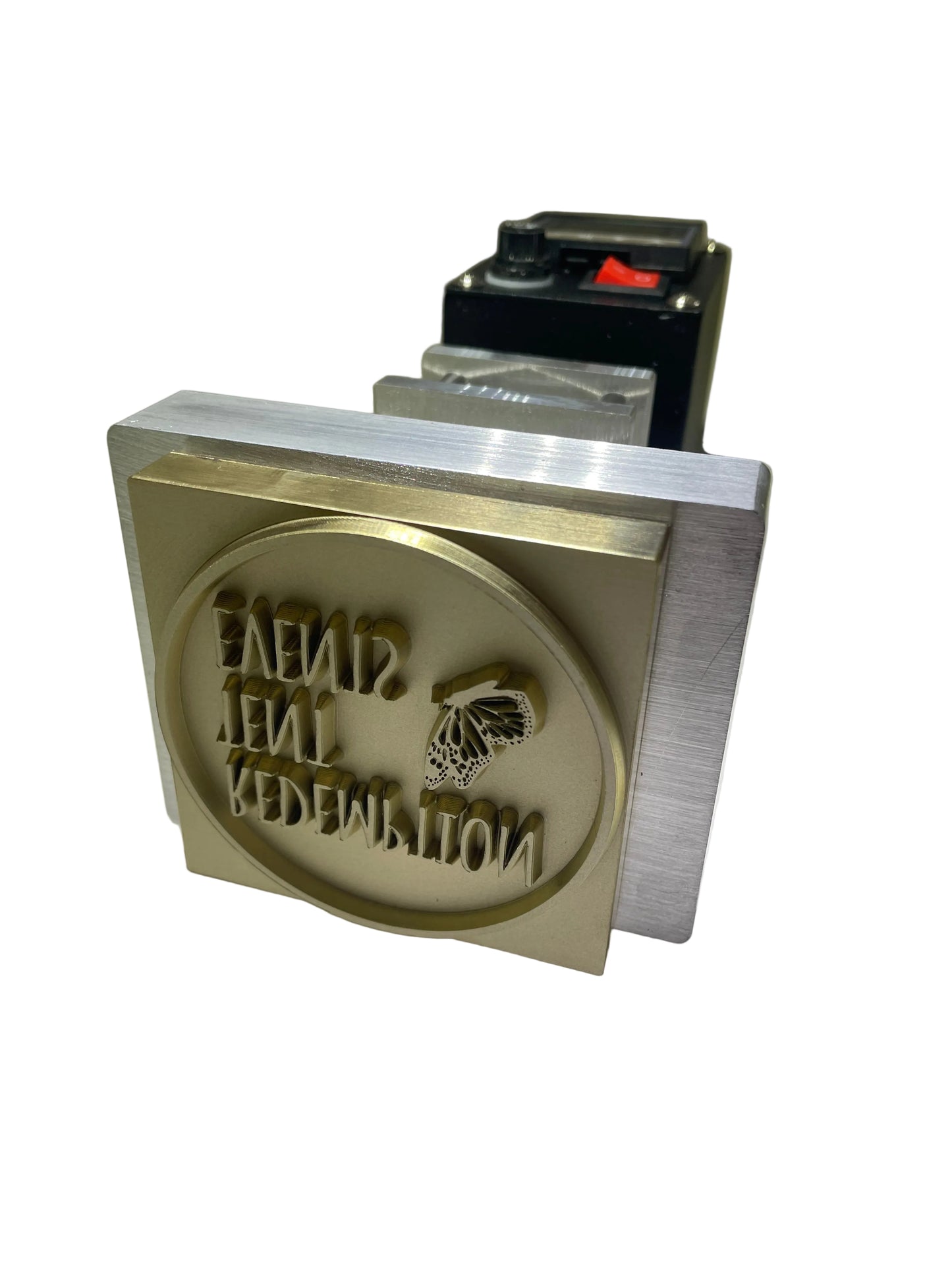 Custom 3" x 3" Electric Branding Iron for Wood or Leather
