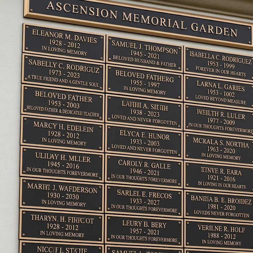 Custom Wall Mounted Plaques