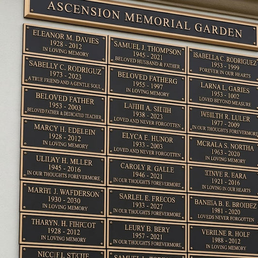 Custom Wall Mounted Plaques